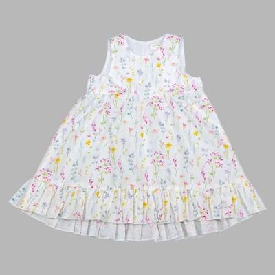 Платье Цветы Чуди Кидс 349625 Ц2-3 белый 01 Платье Цветы Чуди Кидс 349625 Ц2-3 белый 01